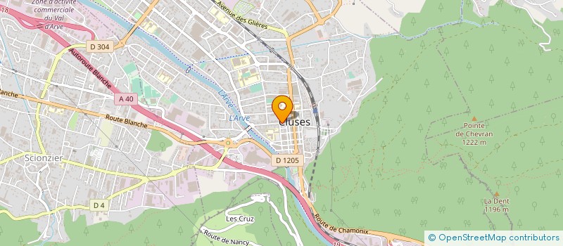 localisation de l'entreprise PADILLA IMMOBILIER  CLUSES