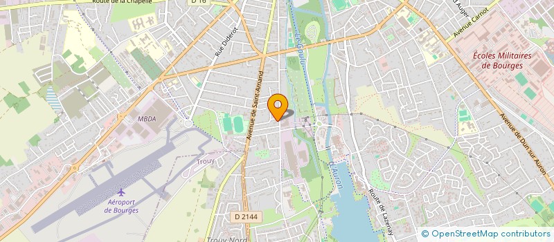 localisation de l'entreprise PADIMAROVI  BOURGES