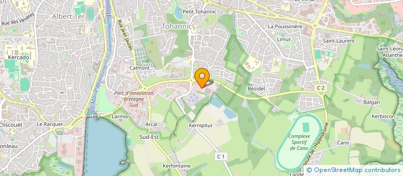 localisation de l'entreprise PADIOLEAU VALLEE INDIVISION à VANNES