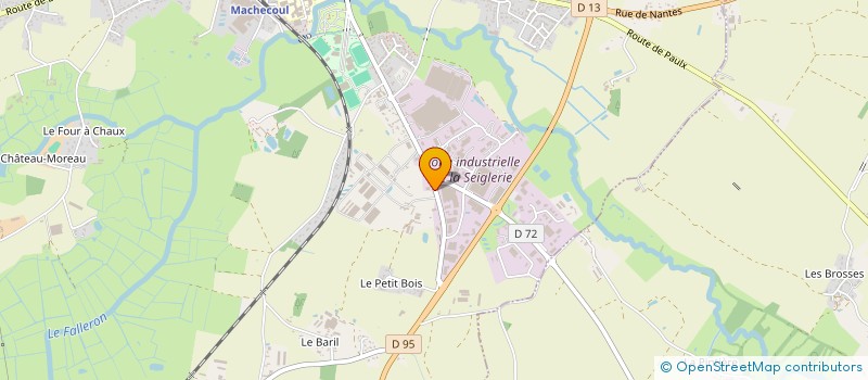 localisation de l'entreprise PADIOLLEAU  MACHECOUL-SAINT-MEME