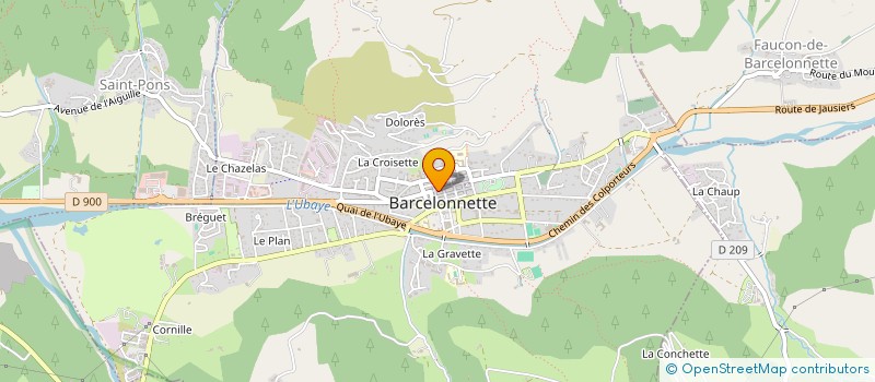 localisation de l'entreprise PADIOU NICOLAS à BARCELONNETTE