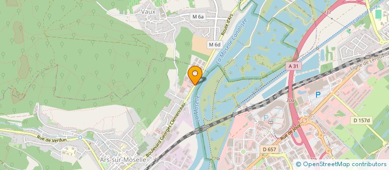 localisation de l'entreprise PADIS à ARS-SUR-MOSELLE