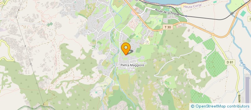 localisation de l'entreprise PADISS à CALVI