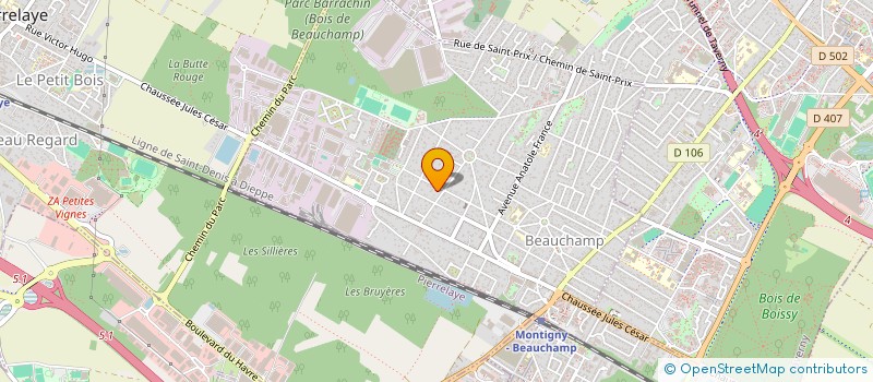 localisation de l'entreprise PADIVIAN XL  BEAUCHAMP