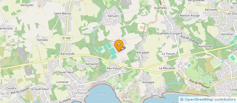 localisation de l'entreprise PADMA à PLOEMEUR