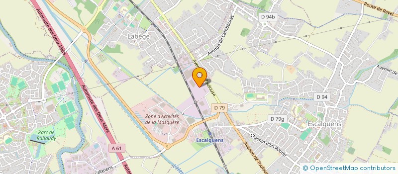 localisation de l'entreprise PADMA  ESCALQUENS