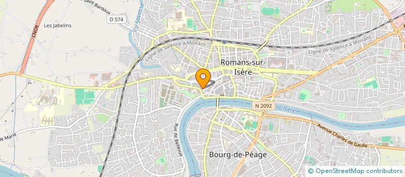 localisation de l'entreprise PADMA SAMBHAVA  ROMANS-SUR-ISERE