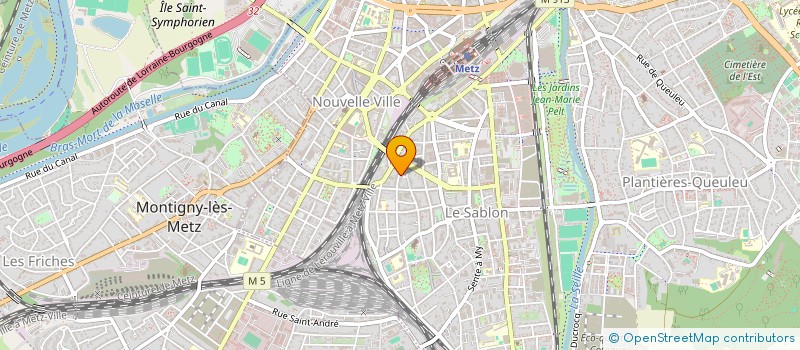 localisation de l'entreprise PADMA YOGA  METZ