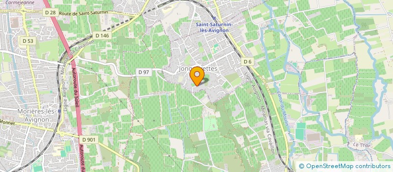 localisation de l'entreprise PADMAYOGA  PERNES-LES-FONTAINES