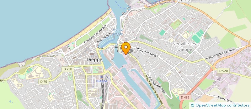 localisation de l'entreprise PADMOS DIEPPE à DIEPPE