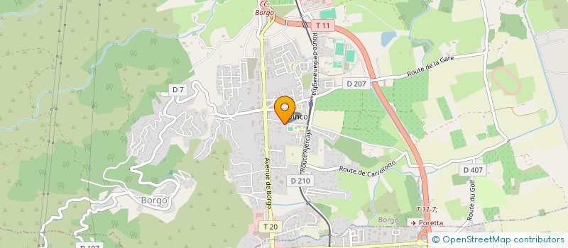localisation de l'entreprise PADO CONSIGLIU à BORGO