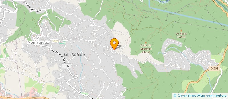 localisation de l'entreprise PADOC  MONTAUROUX