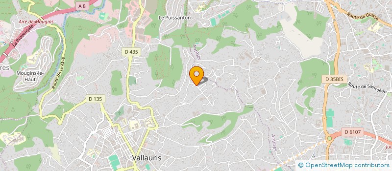 localisation de l'entreprise PADOJO à VALLAURIS