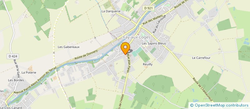 localisation de l'entreprise PADOMACLE  FAY-AUX-LOGES