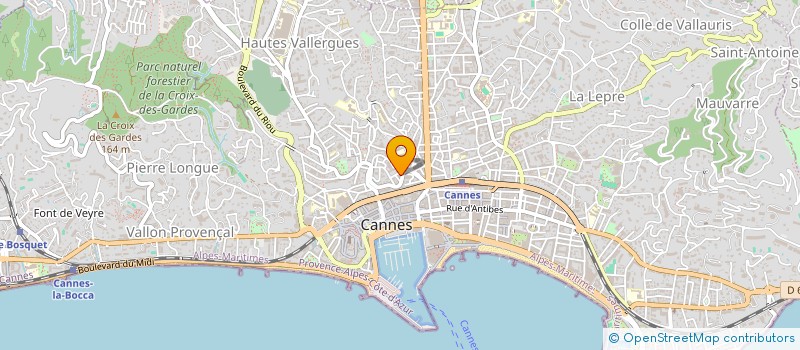 localisation de l'entreprise PADOUE à CANNES