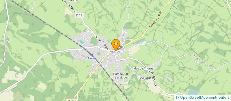 localisation de l'entreprise PADOVANI MOON  ASSIER