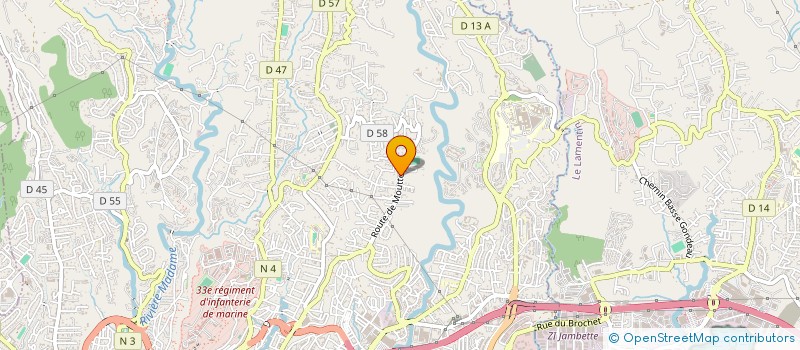 localisation de l'entreprise PADRA'S ENTREPRISE  FORT-DE-FRANCE