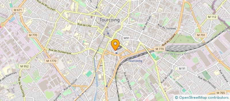 localisation de l'entreprise PADRE FELLINI  TOURCOING