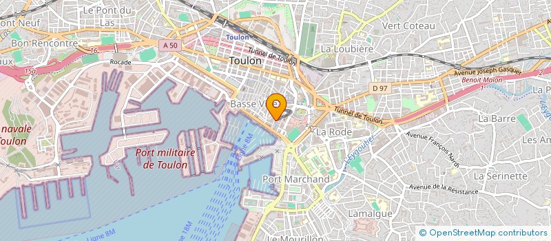 localisation de l'entreprise PADRE PIO  TOULON