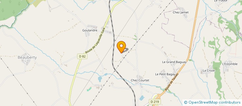 localisation de l'entreprise PADRE TP  SAINT-SAUVES-D'AUVERGNE