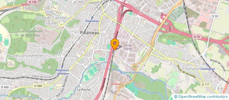localisation de l'entreprise PADRECAR AUTO à PALAISEAU
