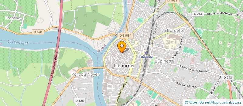 localisation de l'entreprise PADRIEL  LIBOURNE