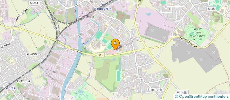 localisation de l'entreprise PADS OFFSET SARL à HAUBOURDIN