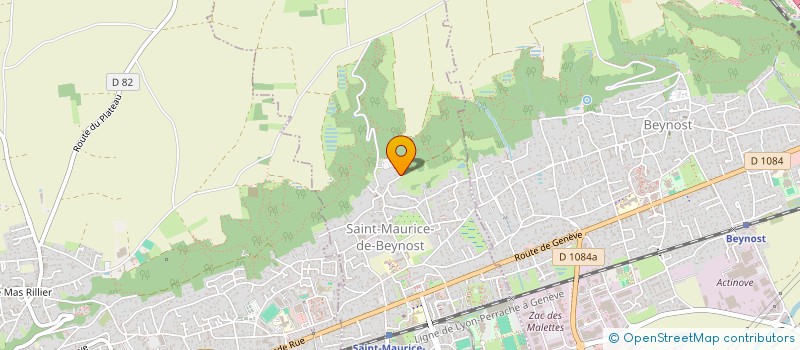 localisation de l'entreprise PADULA  SAINT-MAURICE-DE-BEYNOST