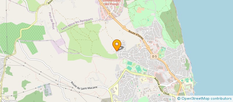 localisation de l'entreprise PAE GRACI MALOSSE BOUCHOT  MARTIGUES