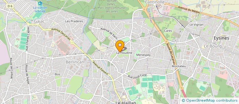 localisation de l'entreprise PAEA  LE HAILLAN