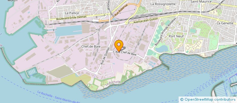 localisation de l'entreprise PAEDIATIS à LA ROCHELLE