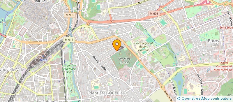 localisation de l'entreprise PAEIS INVEST  METZ