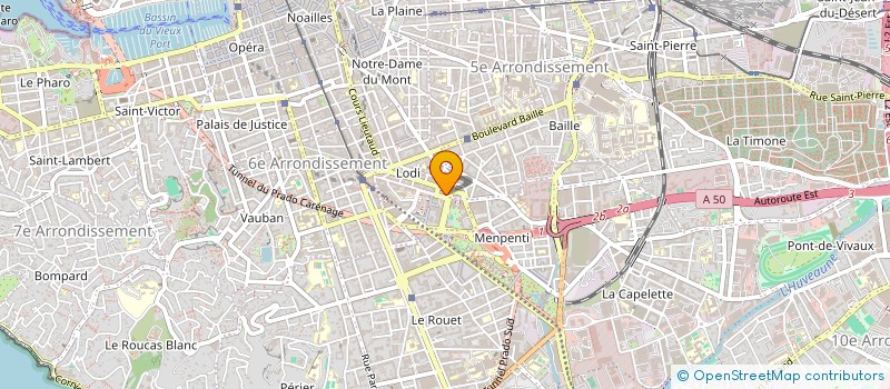 localisation de l'entreprise PAELLA 13 à MARSEILLE