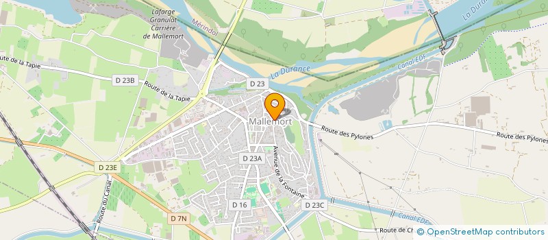 localisation de l'entreprise PAELLA DE MIGUEL  MALLEMORT