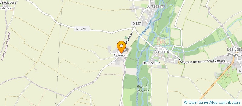 localisation de l'entreprise PAEMGALE  ANTEZANT-LA-CHAPELLE