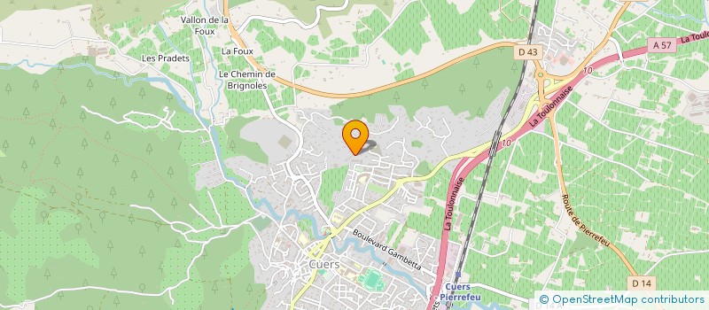 localisation de l'entreprise PAEONIA  CUERS