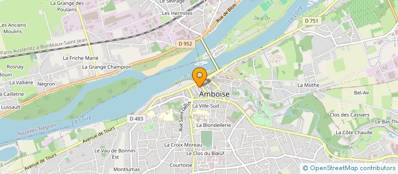 localisation de l'entreprise PAEVA  AMBOISE