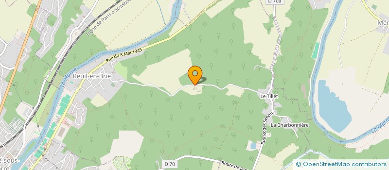 localisation de l'entreprise PAEYE  REUIL-EN-BRIE