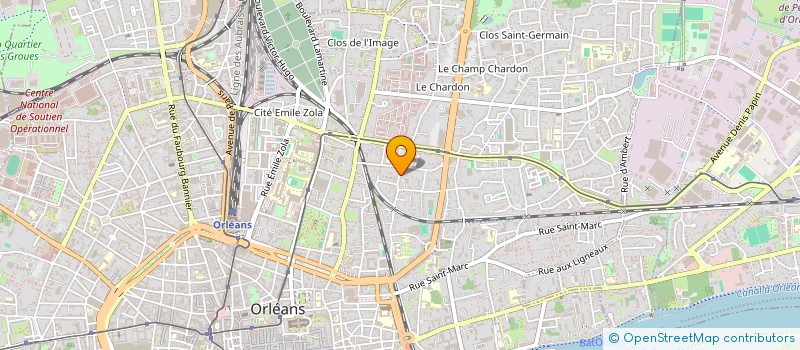 localisation de l'entreprise PAF 1 à ORLEANS