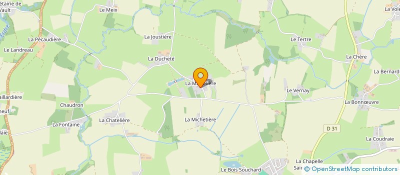 localisation de l'entreprise PAF  NORT SUR ERDRE