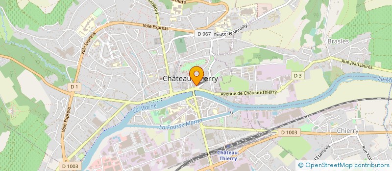 localisation de l'entreprise PAF ENTREPRISES ET CIE à CHATEAU-THIERRY