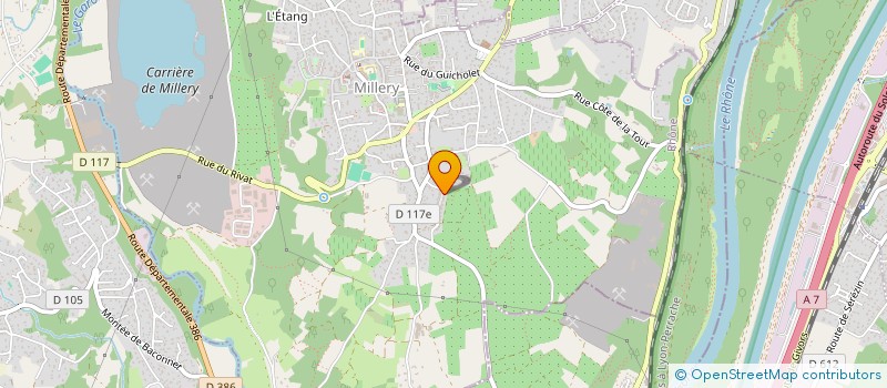 localisation de l'entreprise PAF LE TIGRE  VERNAISON