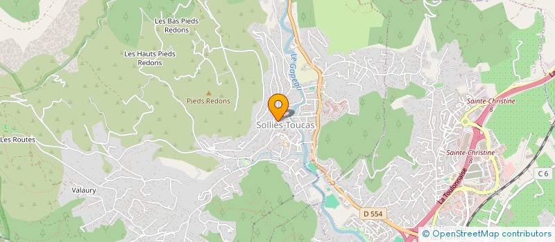 localisation de l'entreprise PAF LVT  TOULON