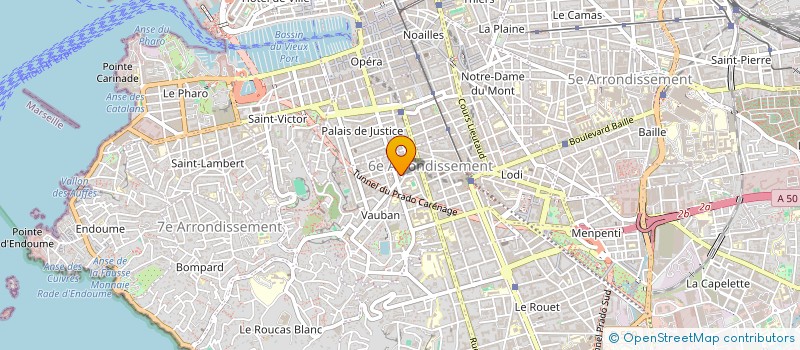 localisation de l'entreprise PAF PAF  MARSEILLE