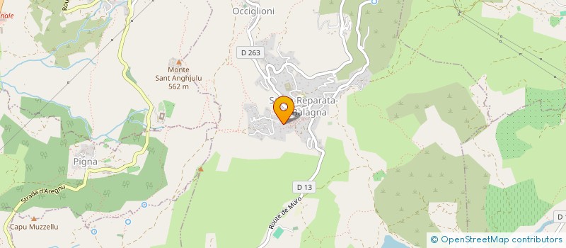 localisation de l'entreprise PAFA à SANTA-REPARATA-DI-BALAGNA