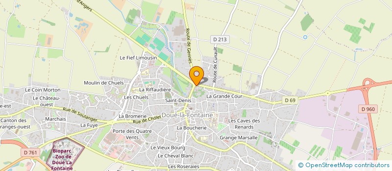 localisation de l'entreprise PAFA IMMO  DOUE-EN-ANJOU