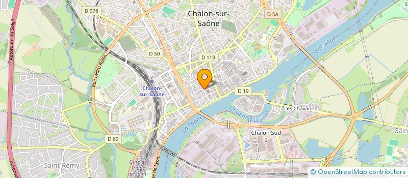 localisation de l'entreprise PAFADACY à CHALON-SUR-SAONE