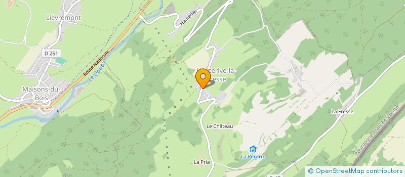 localisation de l'entreprise PAFAMA  GRANGES-NARBOZ