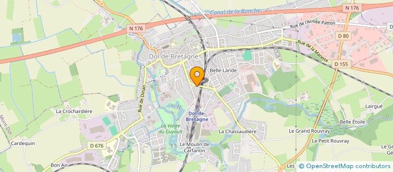 localisation de l'entreprise PAFLYN  DOL-DE-BRETAGNE