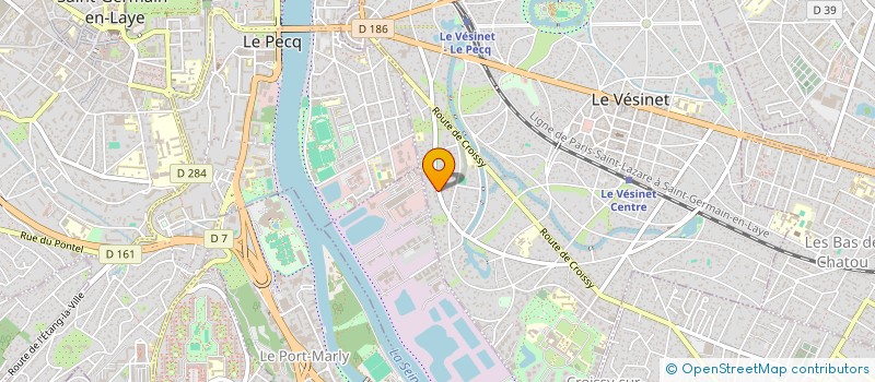 localisation de l'entreprise PAFO SARL  LE VESINET